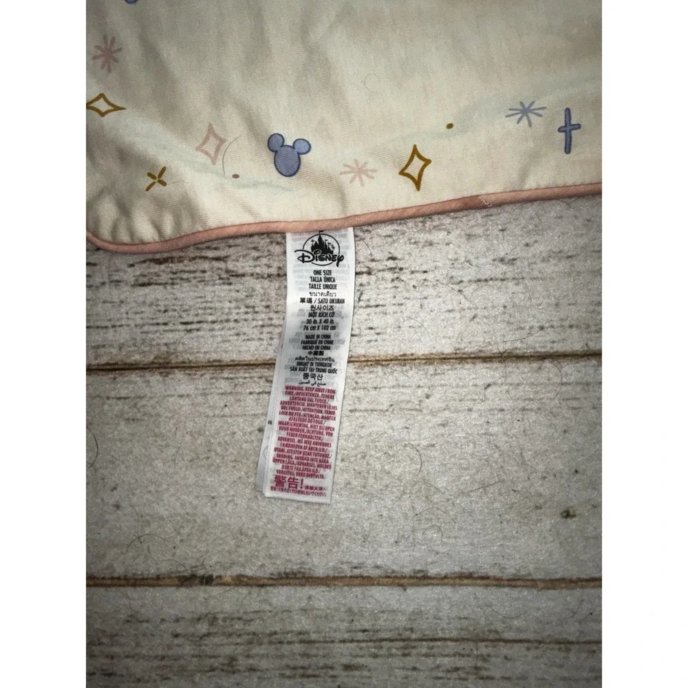 Disney Mickey‎ And Minnie Mouse Baby Milestone Blanket Missing Marker